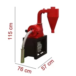 kích thước máy nghiền hút GD150