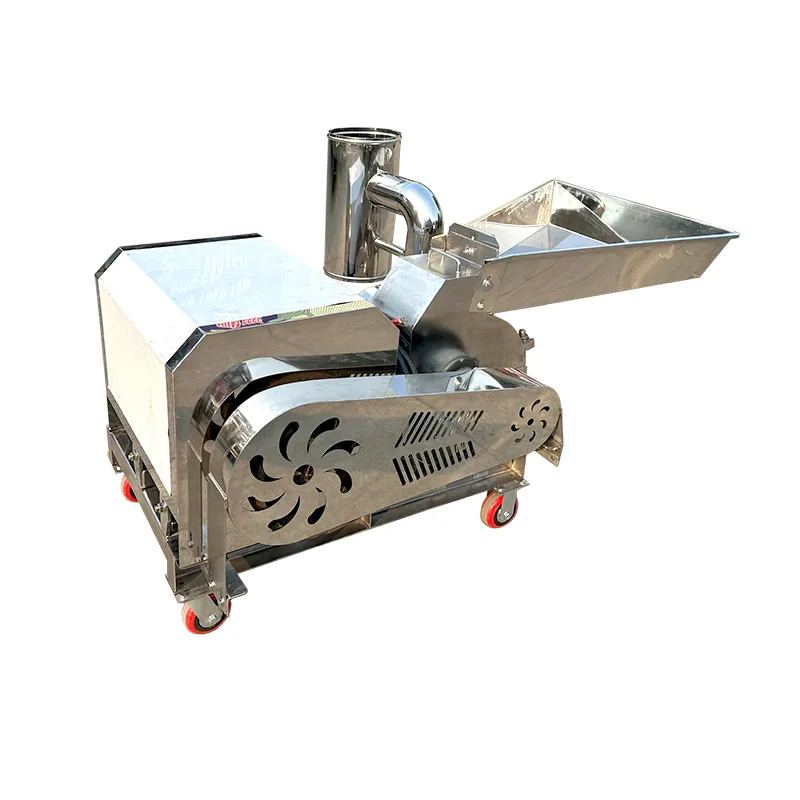 Máy nghiền thức ăn chăn nuôi B20 inox có bánh xe - Ảnh 3